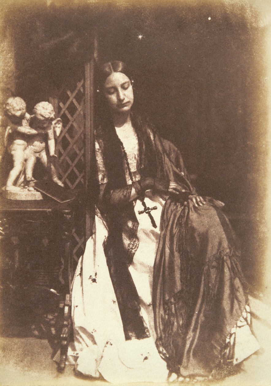 Miss Elizabeth Rigby (1809-93) later Lady Eastlake, c.1844  av David Octavius Hill and Robert Adamson