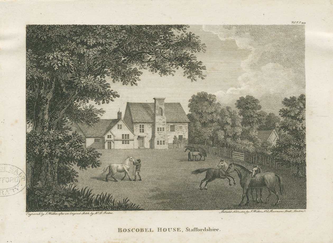 Boscobel House: gravyr av David Parkes
