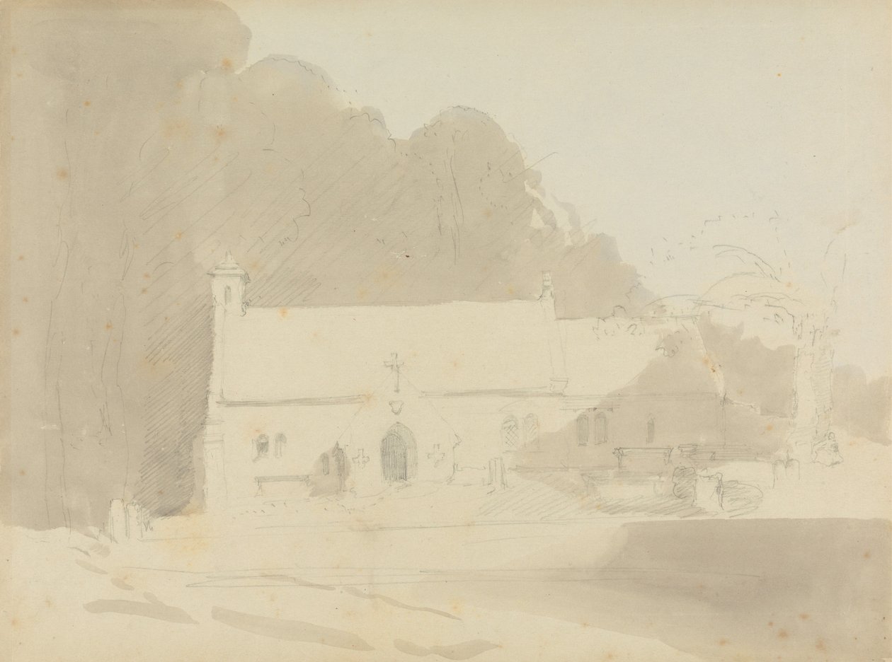 En landsortskyrka av David Roberts