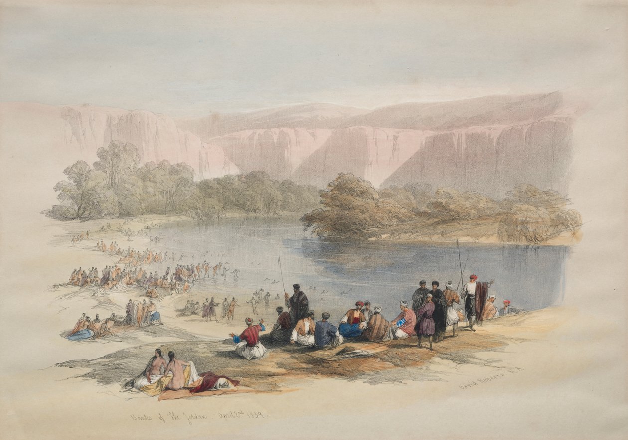 Jordans stränder av David Roberts