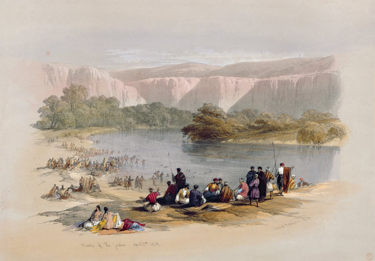 Banks of the Jordan, 2 april 1839, skylt 48 från volym II av 