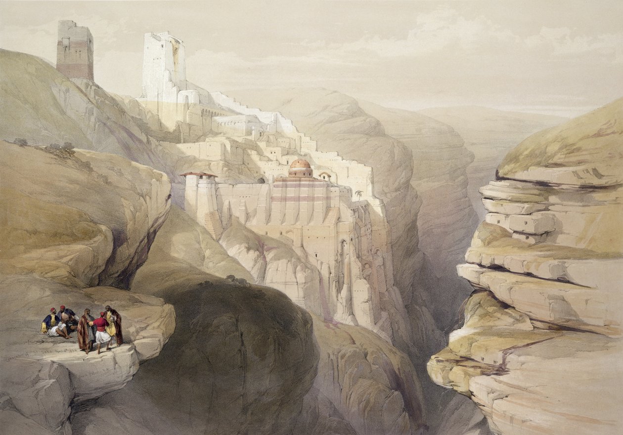 Klostret i St. Saba, 4 april 1839, skylt 51 från volym II av 