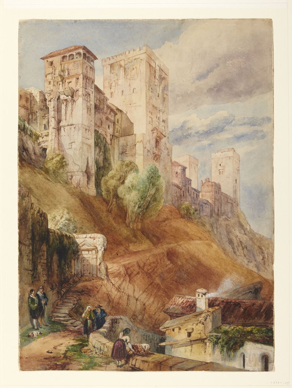 Alhambras fästning av David Roberts