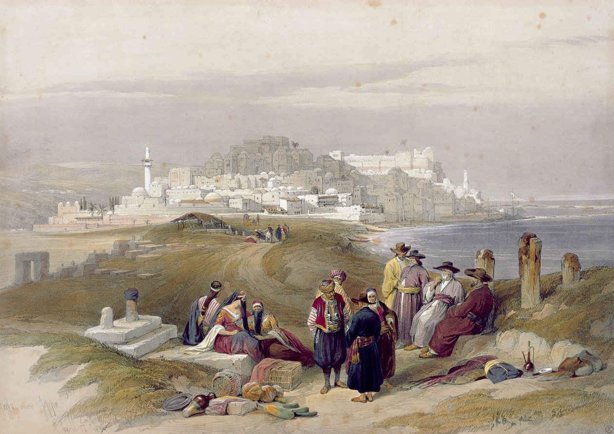 Jaffa, forntida Joppa, 16 april 1839, skylt 61 från volym II av 