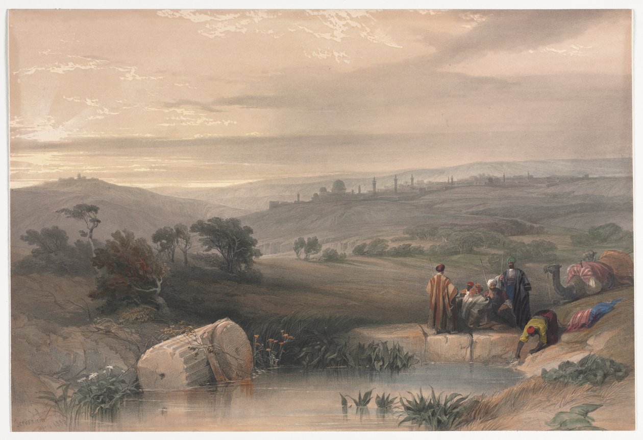 Jerusalem från norr av David Roberts
