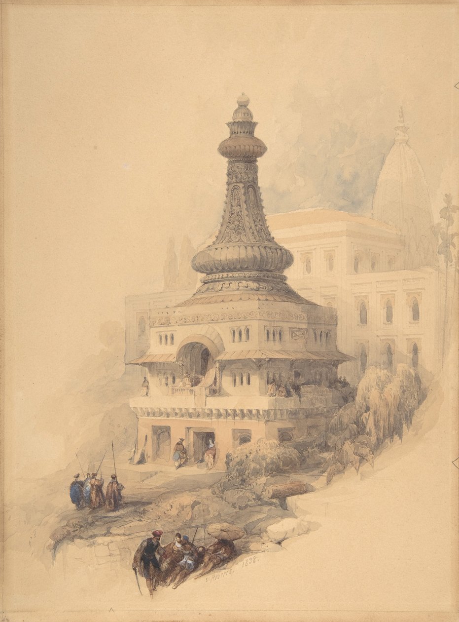 Orientalisk scen, 1838. av David Roberts