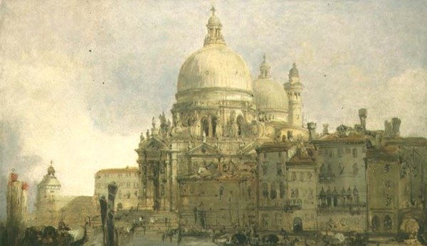 Santa Maria della Salute, Venedig av David Roberts