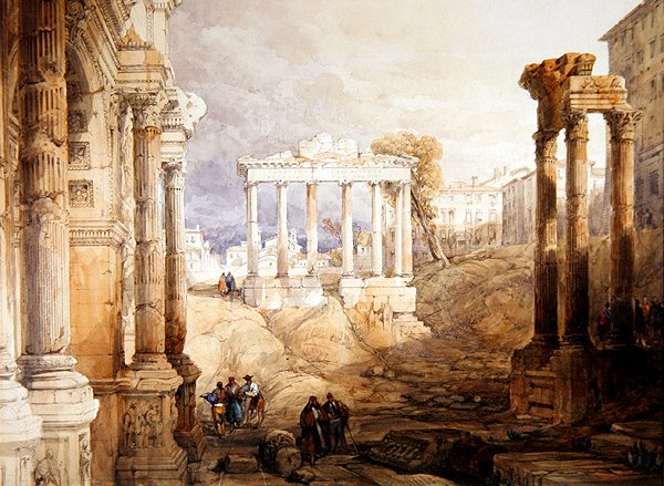 Forum, Rom av David Roberts