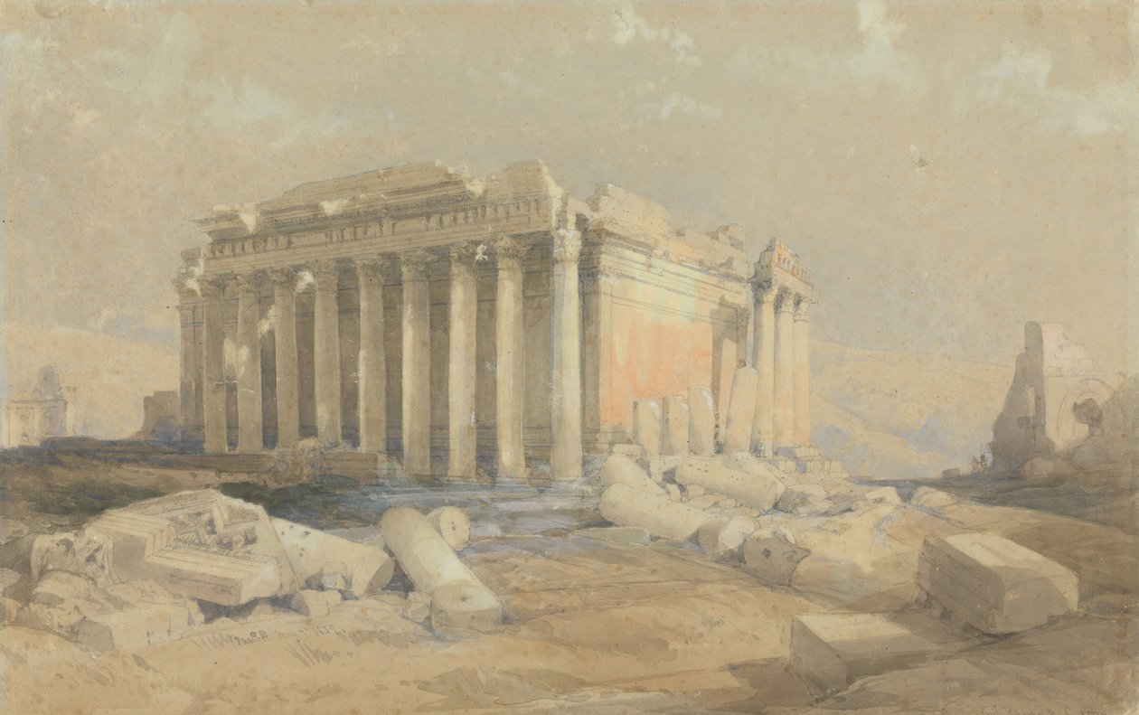 Baalbec-templet av David Roberts