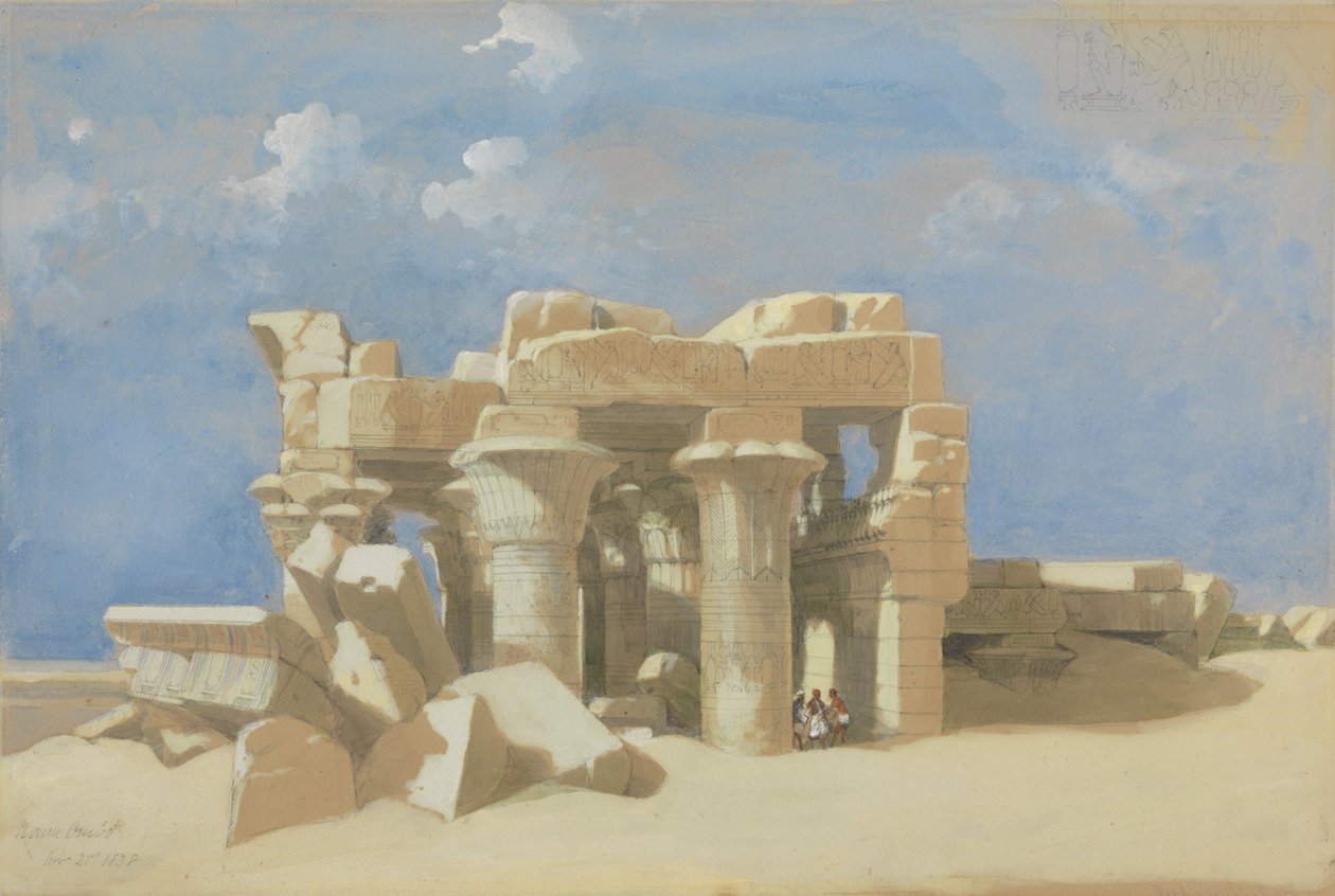Utsikt över Kom Ombo av David Roberts