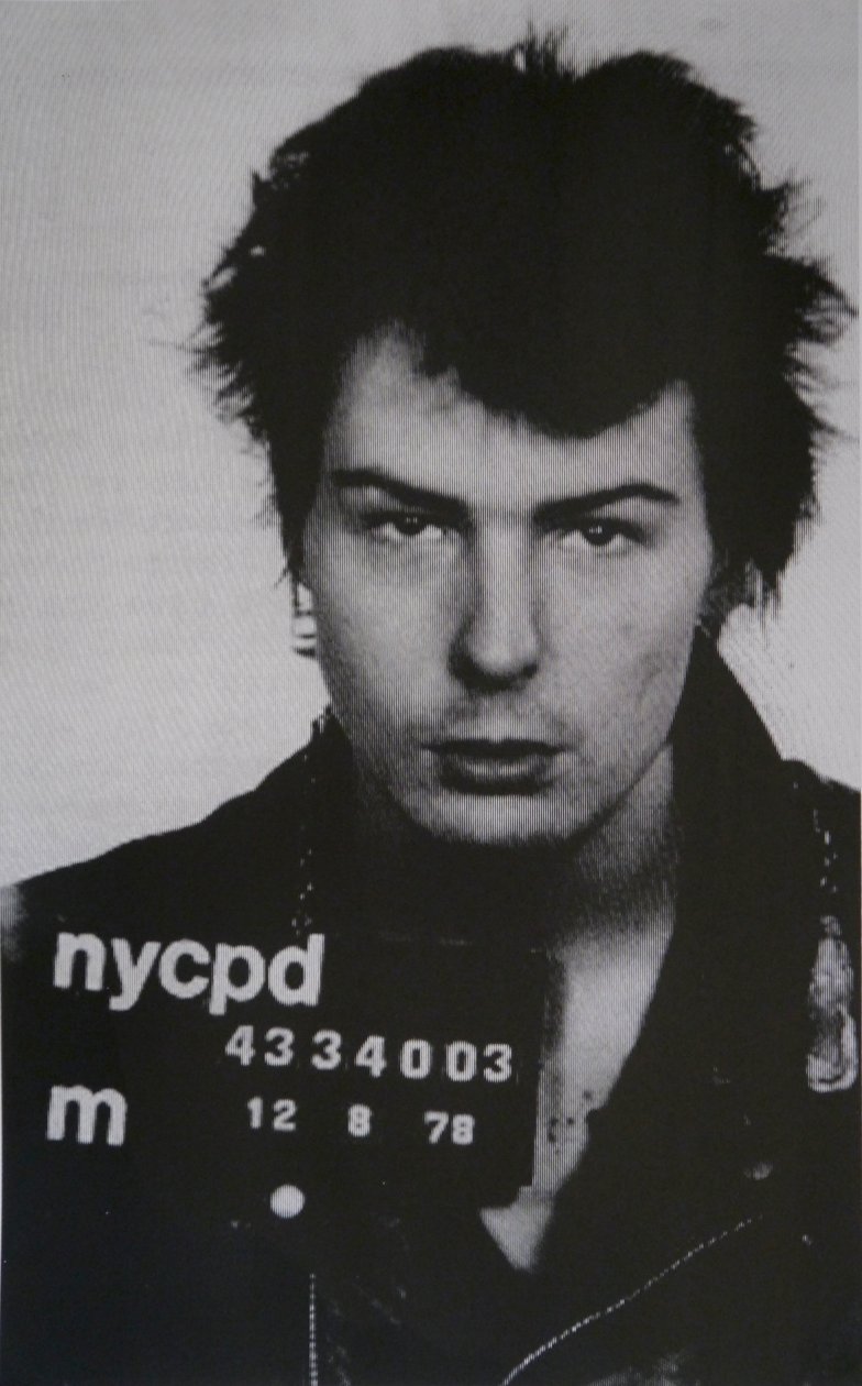 Sid Vicious I (silkescreentryck på papper) av David Studwell