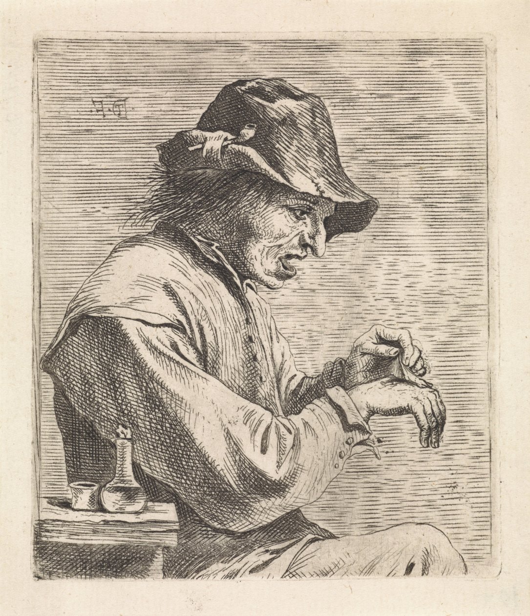 Känsla av David Teniers (II)