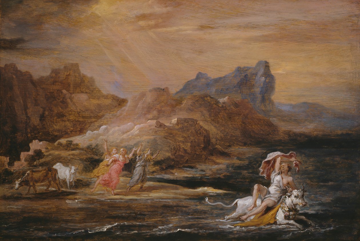 Europas våldtäkt, 165456. av David Teniers II