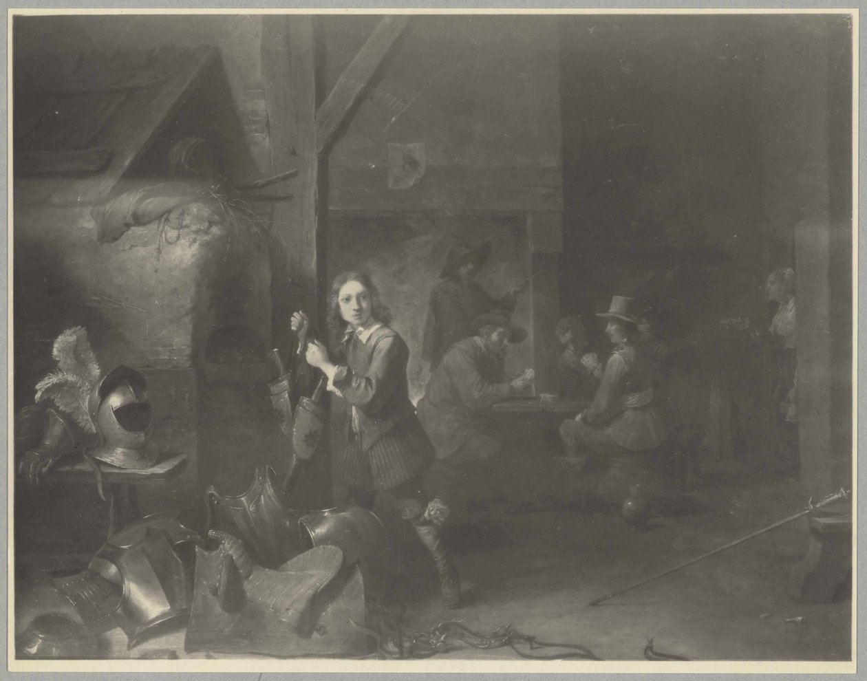 Vaktstuga av David Teniers the Younger