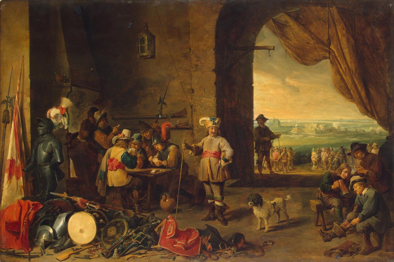 Vaktrum av David Teniers the Younger