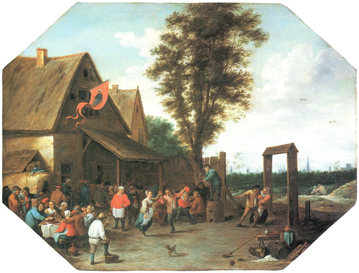 St George Day Village Festival av David Teniers the Younger