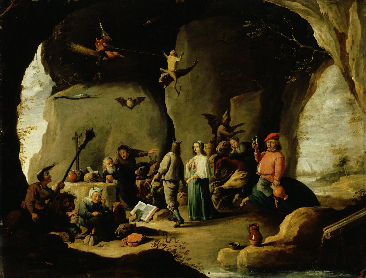 S:t Antonius frestelse av David Teniers the Younger