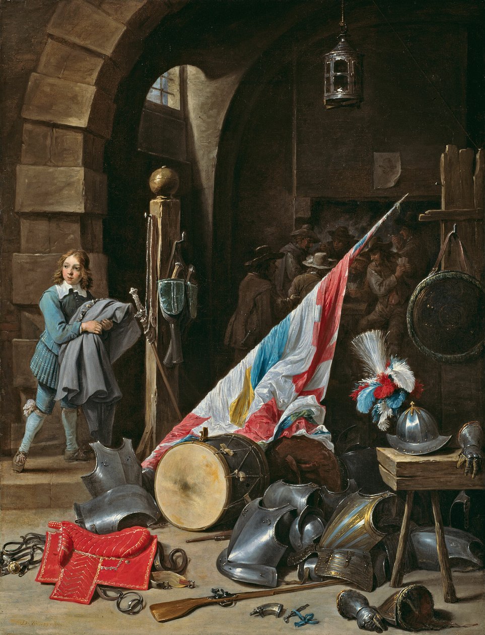 Vaktstugan av David Teniers the Younger