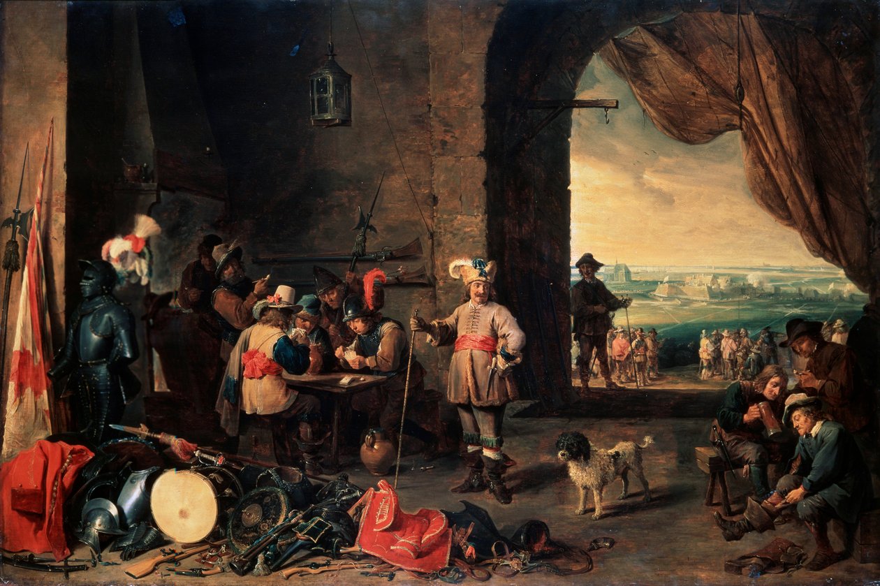 Vaktrummet, 1642 av David Teniers the Younger