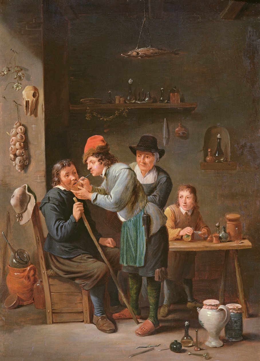 Tandutdragaren av David Teniers the Younger