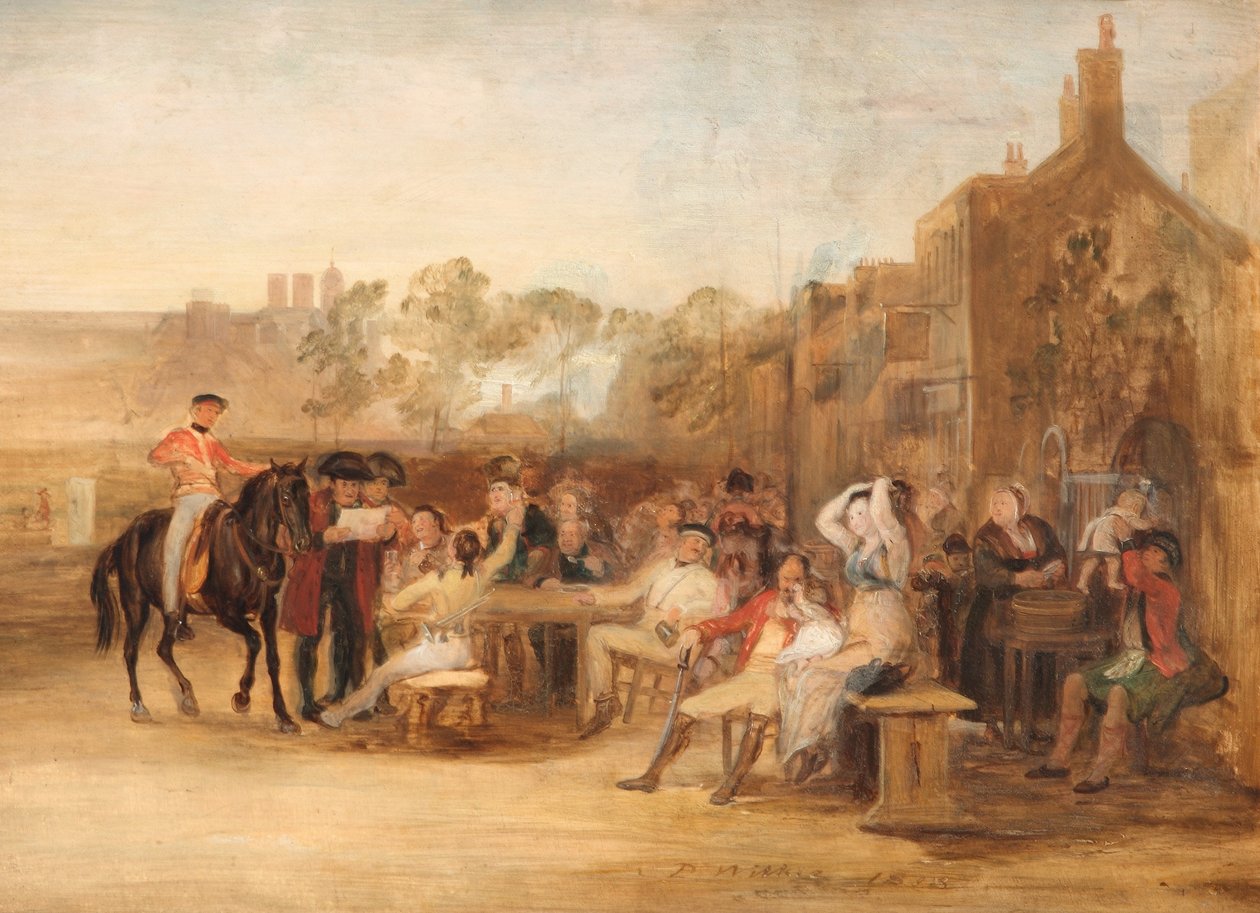 Chelsea Pensionärer som läser Waterloo Despatch, 1819 av David Wilkie