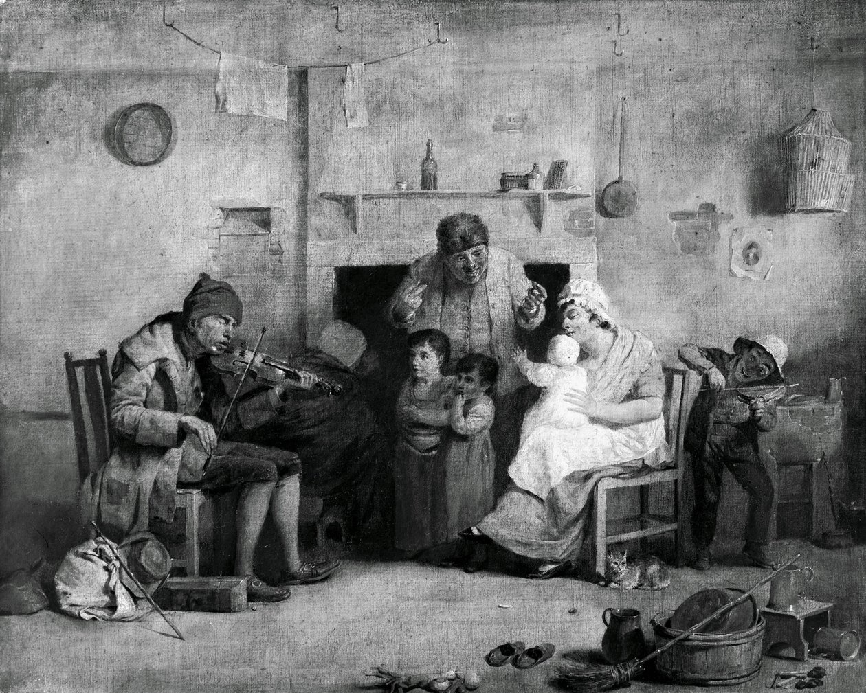Den blinde violinisten av David Wilkie