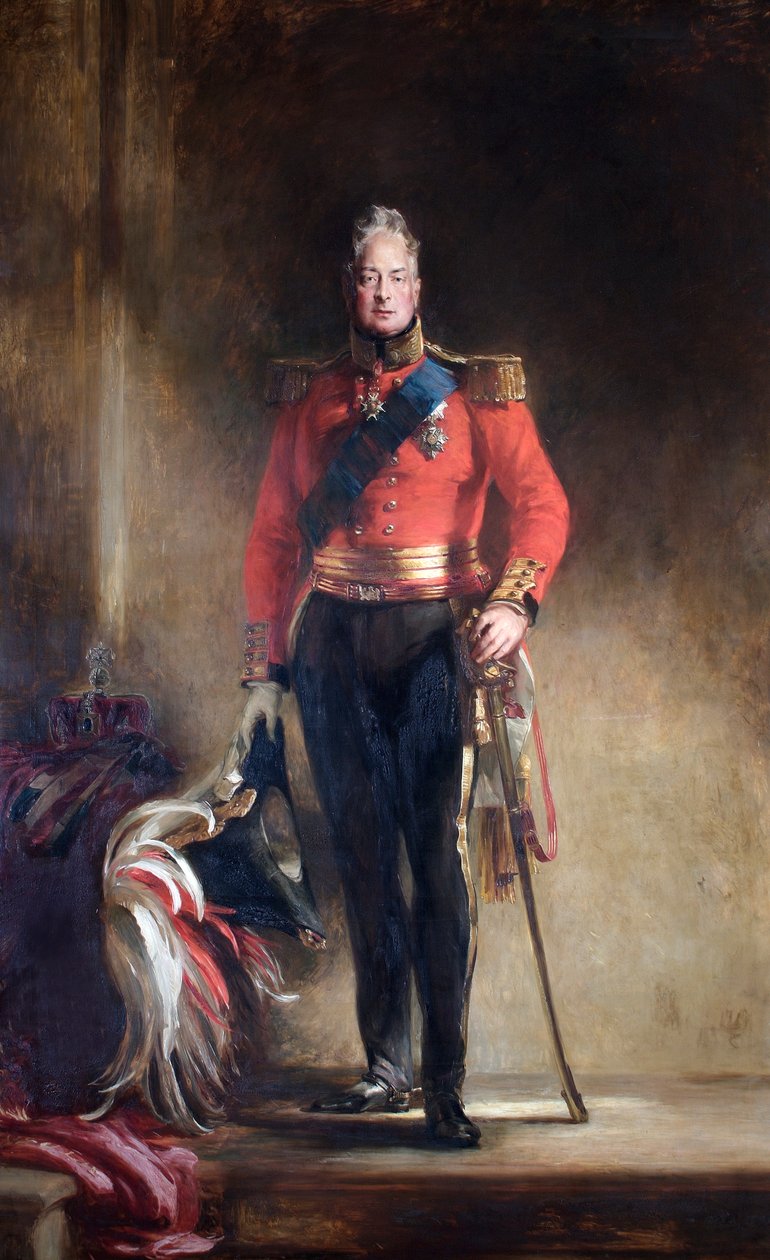 King William IV (olja på duk) av David Wilkie