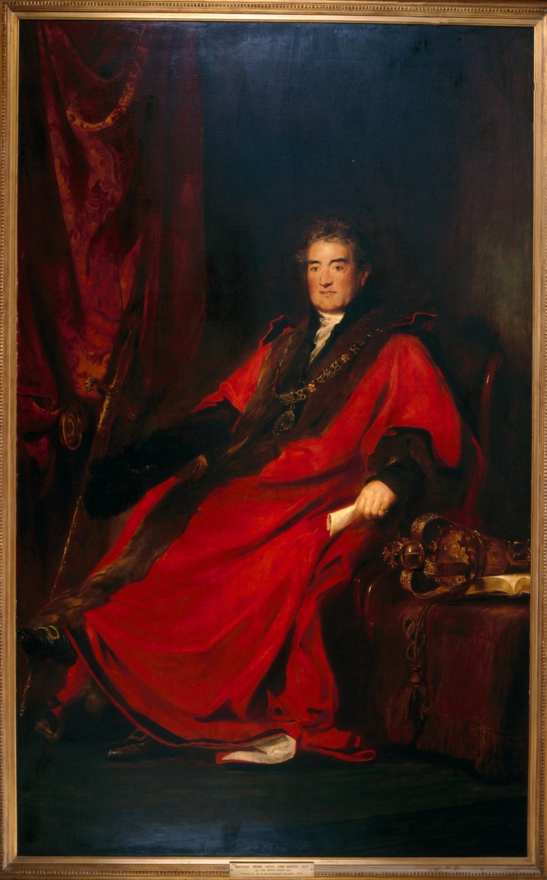 Matthias Prime Lukas, överborgmästare 1827 och president för St. Bartholomew