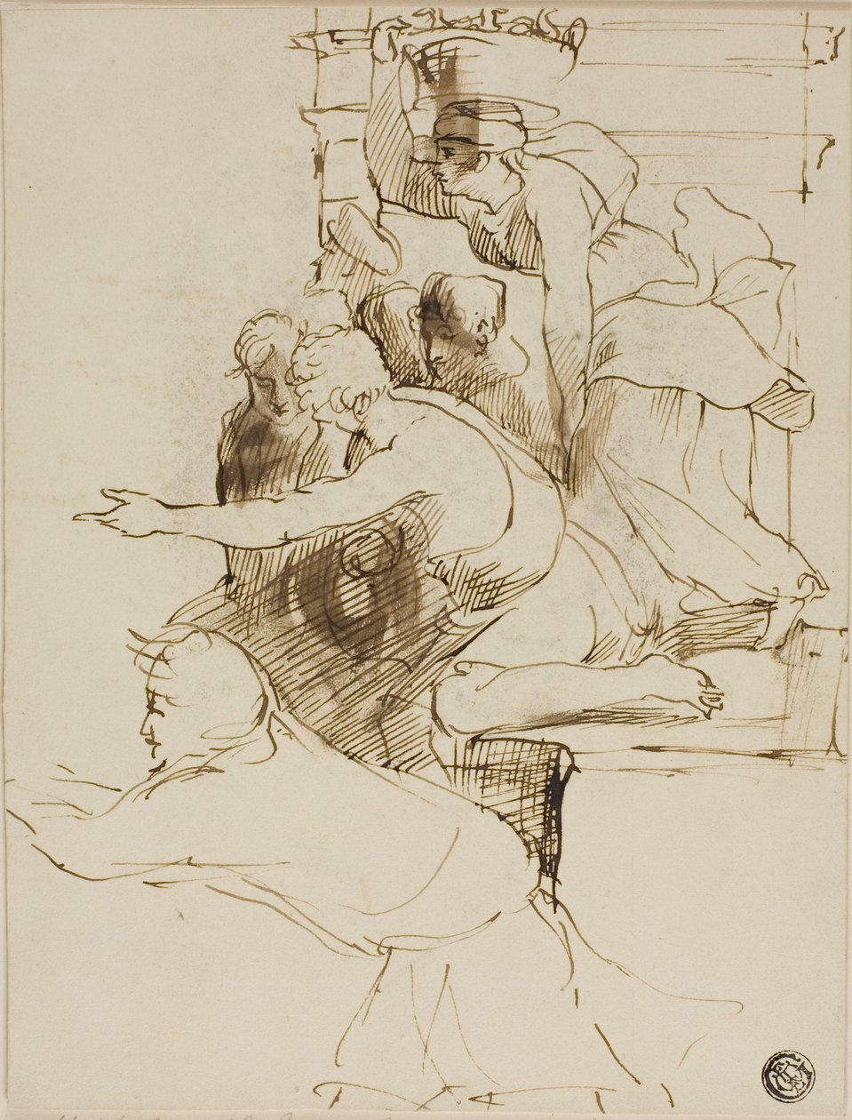 Skiss från Escurial av David Wilkie