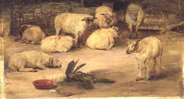 Tio får i en fålla av David Wilkie