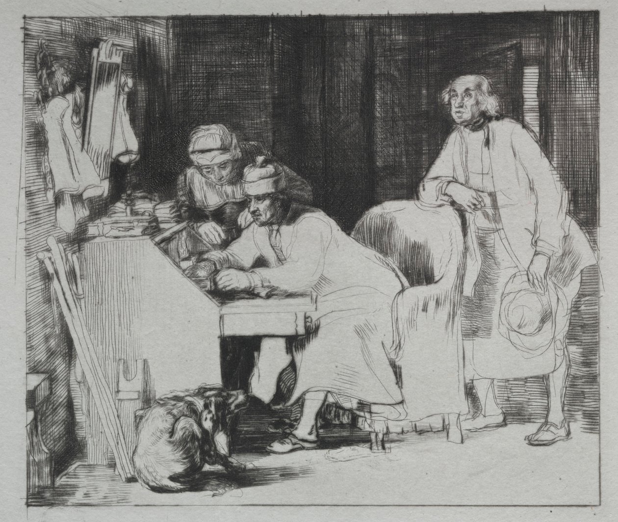Det förlorade kvittot, 1824. av David Wilkie