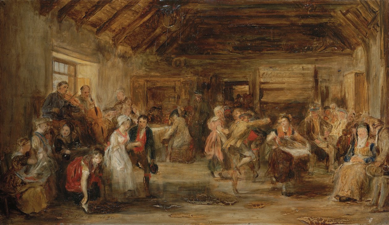 Penny Wedding, A Sketch, 1830 av David Wilkie