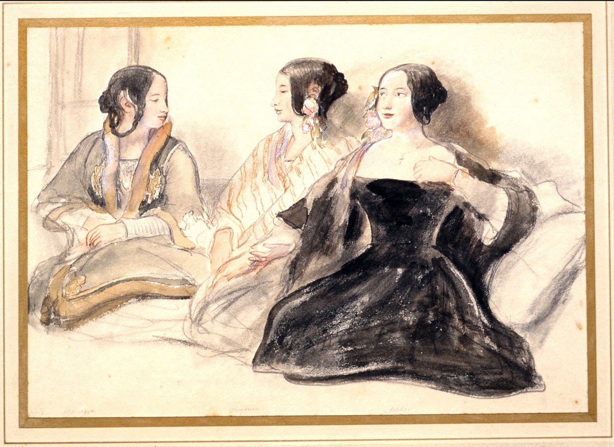 De tre grekiska systrarna från Therapia av David Wilkie