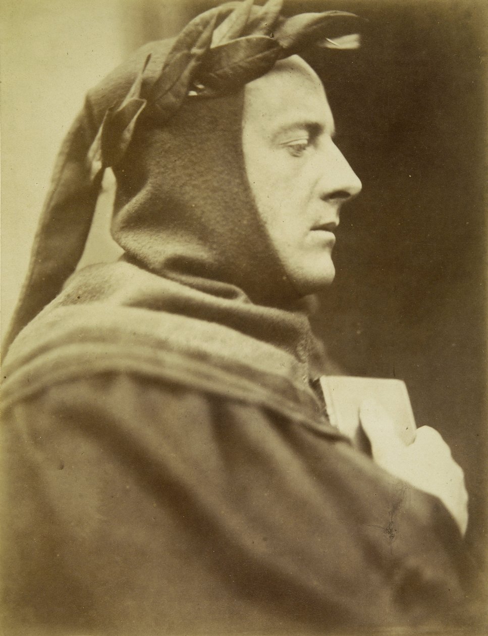 Prerafaelit: John Everett Millais (1829-1896) som Dante par Wynfield, David Wilkie (1837-1887) av David Wilkie Wynfield