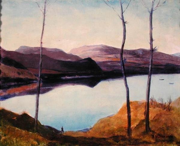 Loch Ness, ca 1910 av David Young Cameron