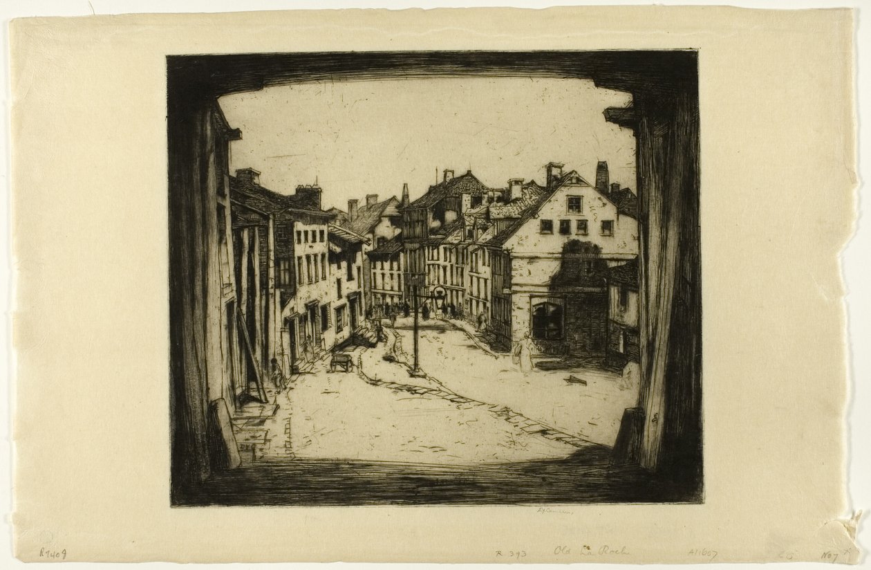 Old La Roche, tallrik sju från Belgian Set av David Young Cameron