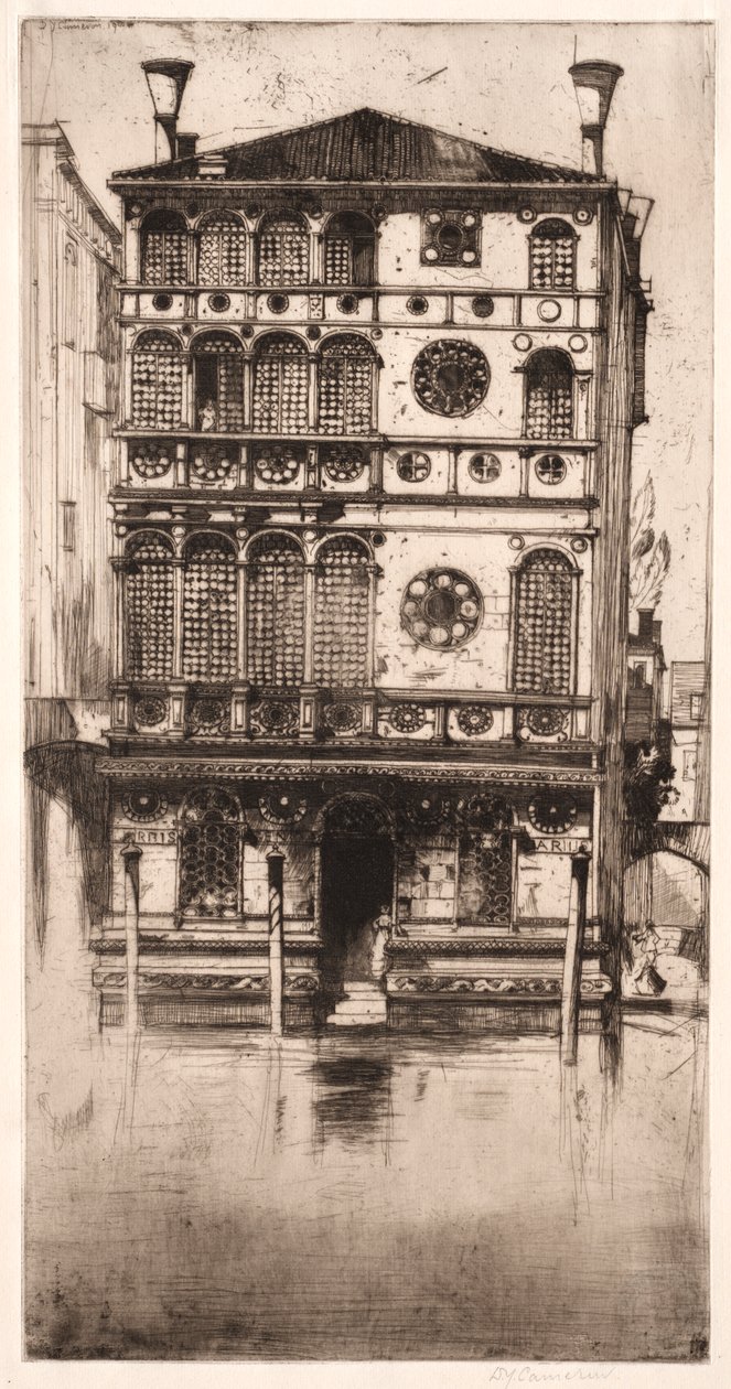 Palazzo Dario, Venedig av David Young Cameron