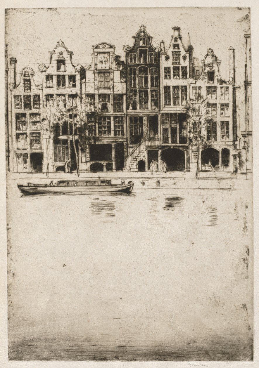 Åminnelse av Amsterdam av David Young Cameron