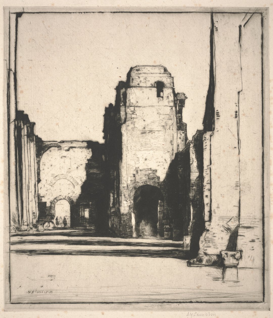 Tepidarium (torrnål) av David Young Cameron