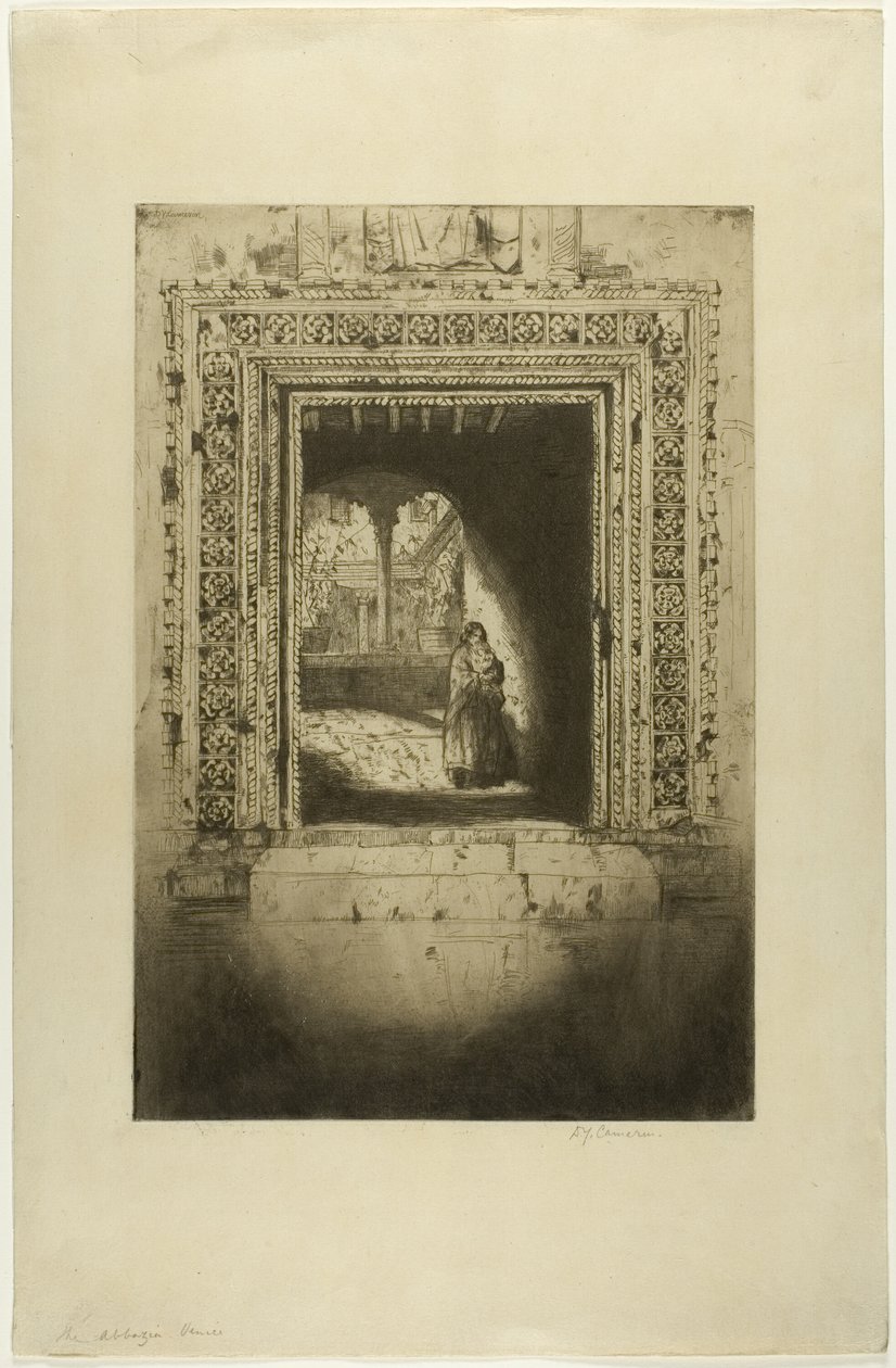 Abbazia, Venedig av David Young Cameron