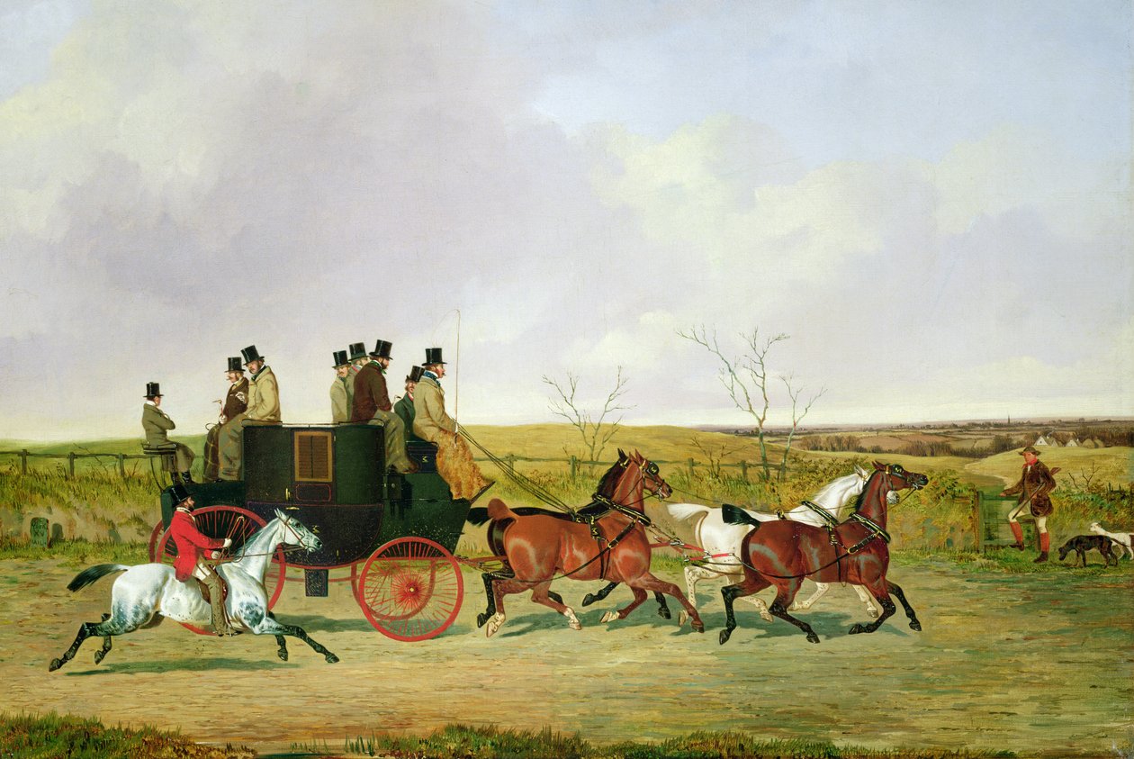 Häst och vagn av David of York Dalby