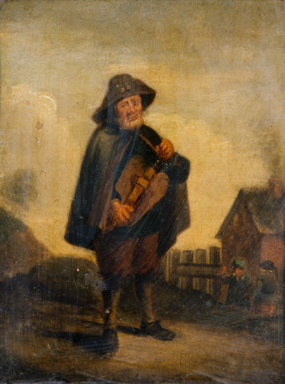 Hörsel, ca 1800 (olja på pannå) av David the Younger (after) Teniers