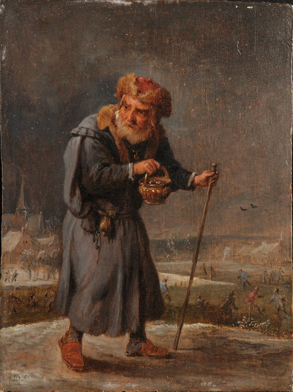 En allegori över de fyra årstiderna: vinter av David Teniers the Younger