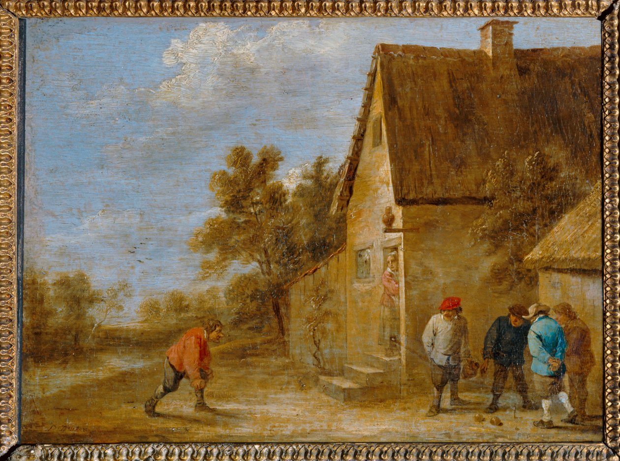 Boulespelare ... av David the Younger Teniers