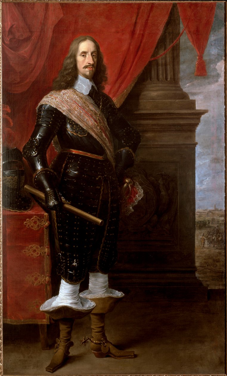 Porträtt av ärkehertig Leopold Wilhelm av Österrike, framför belägringen av Gravelines 1652. (Målning, ca 1655) av David Teniers the Younger