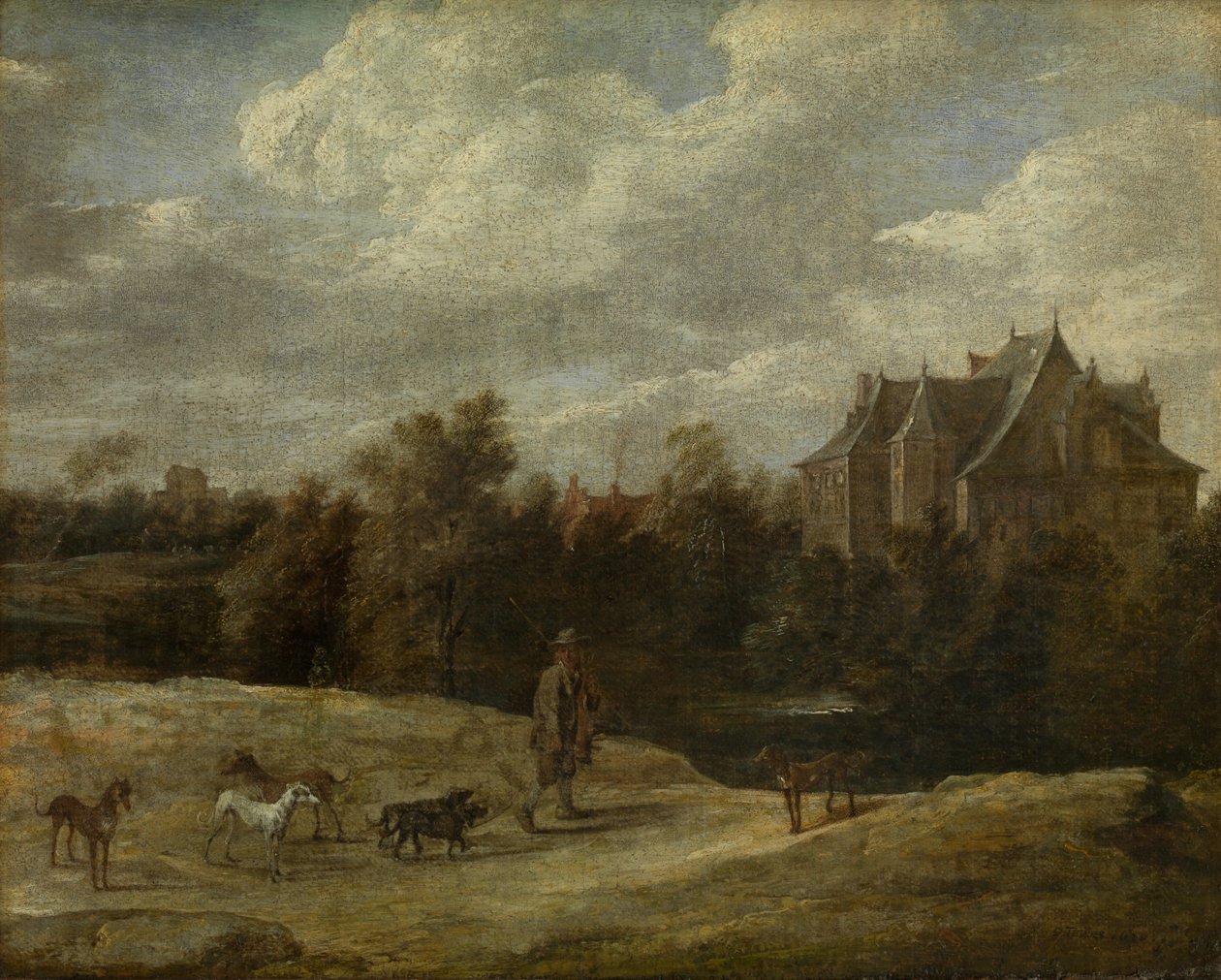 Återvänder från jakten av David the Younger Teniers
