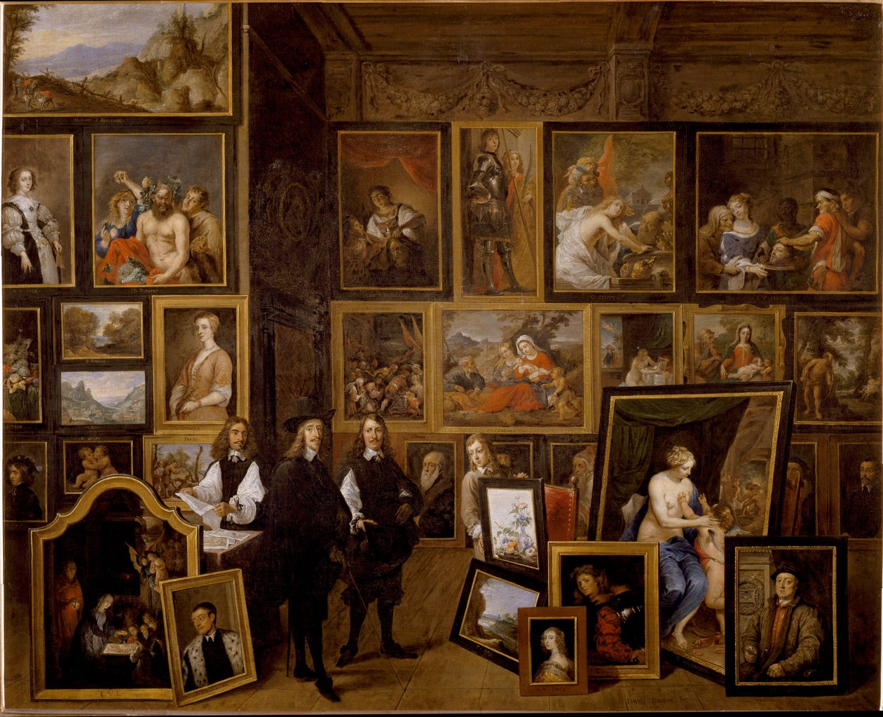 Ärkehertig Leopold Wilhelms konstsamling i Bryssel (Målning av David Teniers the Younger