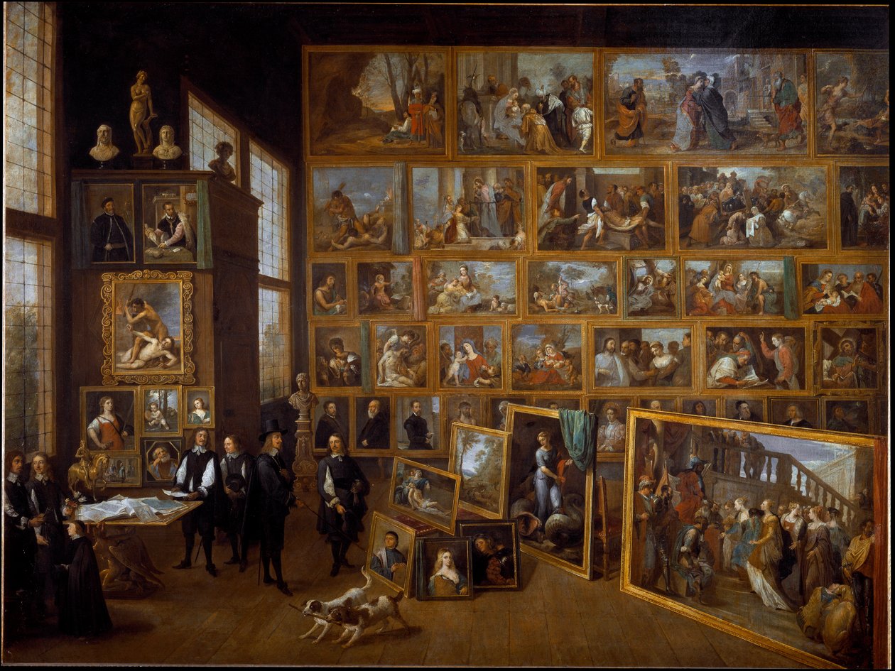 Ärkehertig Leopold Wilhelms konstsamling i Bryssel (Målning av David Teniers the Younger