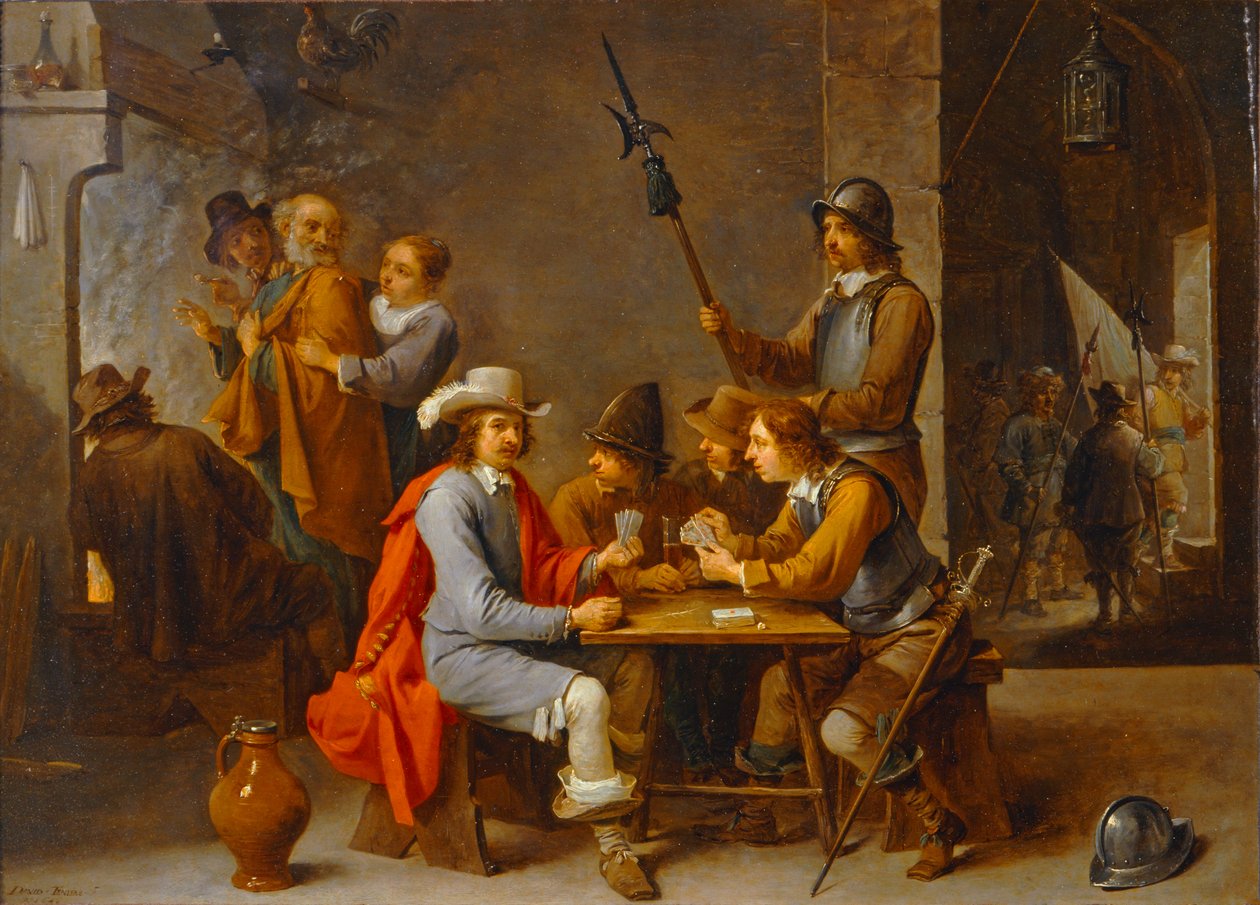 Förnekandet av Sankt Petrus av David the Younger Teniers