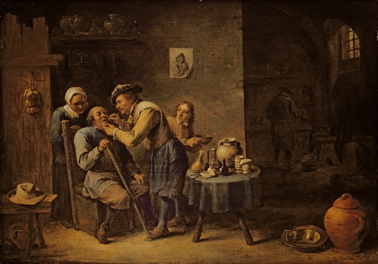 Tandläkaren av David the Younger Teniers